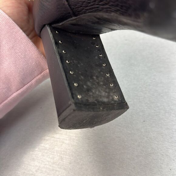 Lanvin Black Studded Ankle Boots - Picture 8 of 12